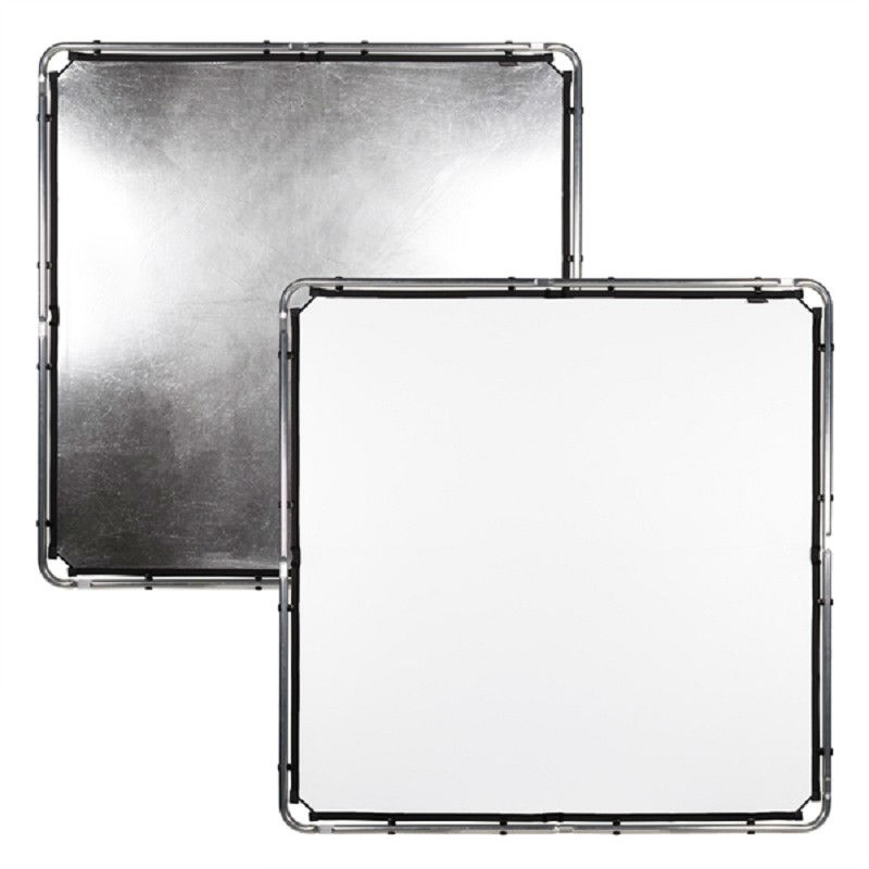 Manfrotto LL LR81531R Skylite Rapid Fabric 150x150cm Mini Plateado/Blanco